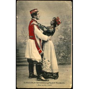 Gerda Krum-Nathansen og Holger Reenberg - Den glade Enke - Alex Vincent 1357 - Brugt - Svage hjrner