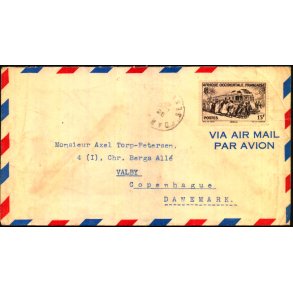 Luftpost Brev fra Fransk Oriental Africa til Danmark  - 26