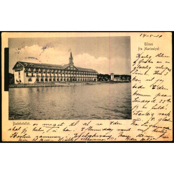 Hilsen fra Marienlyst - Badehotellet - K. 7354 - Brugt