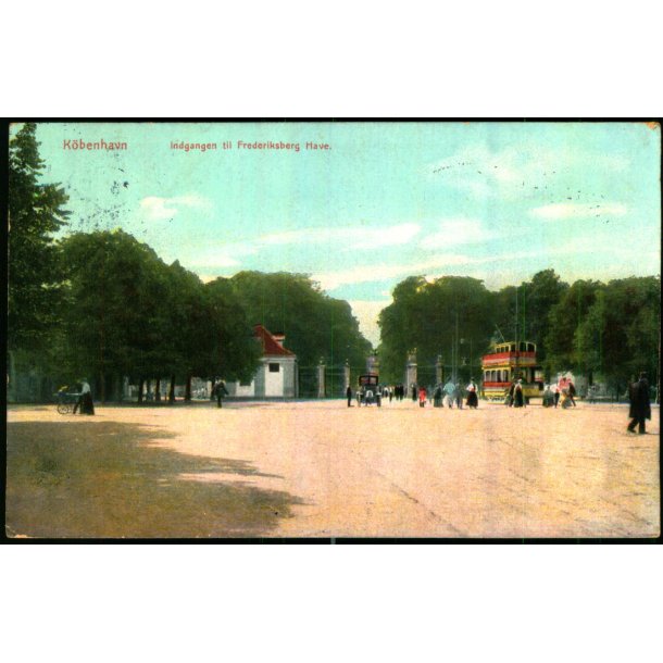 Kbenhavn - Indgangen Frederiksberg Have - P. 196 - Brugt