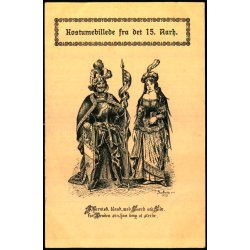 Kostumebillede fra det 15. Aarhundrede - u/n - Ubrugt