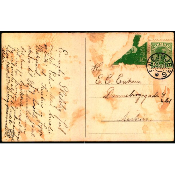 SNEJBJERG p Postkort