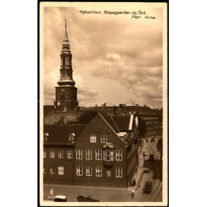 Kbenhavn -  Bispegaarden og Sct. Petri Kirke - Chr. Olsen 955