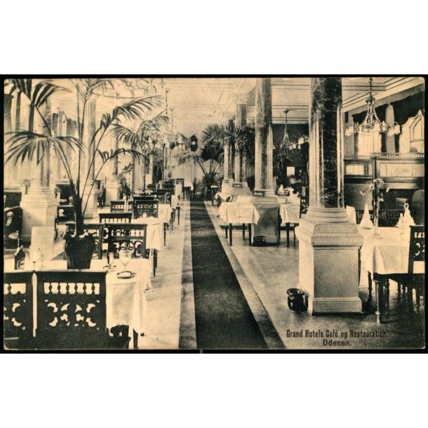 Grand Hotels Cafe og Restaurant - Odense - Hjalmar Grupes Bogh. u/n - Brugt