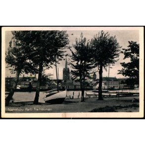 Nakskov - Parti fra Havnen - Stender N. 212 - Brugt
