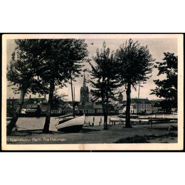 Nakskov - Parti fra Havnen - Stender N. 212 - Brugt