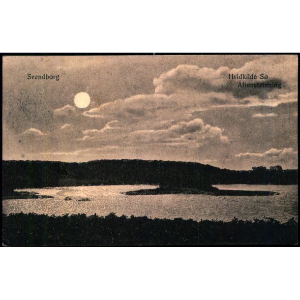 Svendborg - Hvidkilde S - Aftenstemning - Albert Hansen u/n - Brugt 