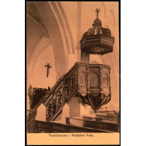 Prdikestolen i Middelfart Kirke - J.G. Kreutzers Papir u/n - Ubrugt