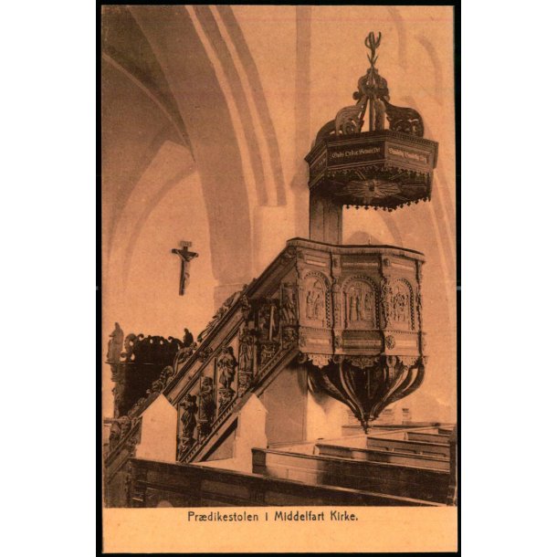 Prdikestolen i Middelfart Kirke - J.G. Kreutzers Papir u/n - Ubrugt