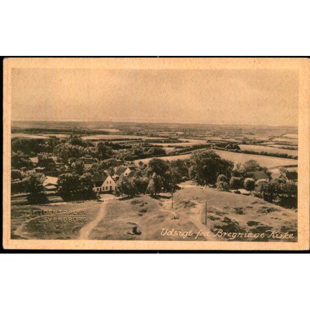 Udsigt fra Bregninge Kirke - Taasinge - Chr. G. Kielbergs Bogh. u/n - Ubrugt