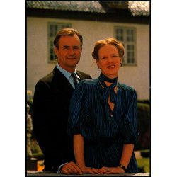 Dronning Margrethe og Prins Henrik - Stender 149 101 833 - Ubrugt