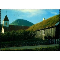 Kirkan og prestagardurin i Kvivik - Asmundur Poulsen u/n - Ubrugt/Brugt