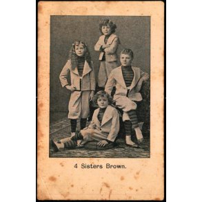 4 Sisters Brown - u/n -  Ubrugt - Skjoldet !