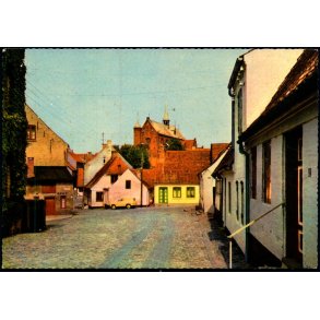 Haderslev - Domkirken set fra Pr�stegade - Stender 5605 - Ubrugt