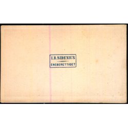 Thorvaldsens Museum - Visitkortbillede - I.B. Sidenius