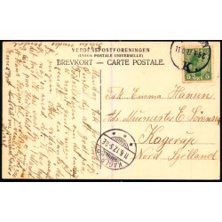 K�benhavn - B�rsen set fra Slotsholmsgade - Dansk Lystryk 808 - Brugt