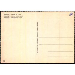 Nyk�bing F.  - Interi�r fra Kirken - Stender 149 301 037 - Ubrugt