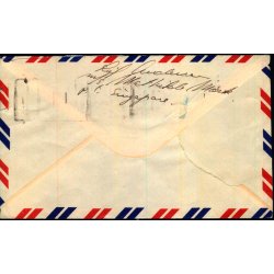 Luftpost Brev fra Malaya til Danmark  - 8 - 9 - 53