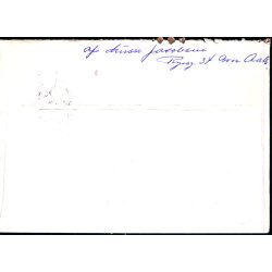 Efterporto - Brev fra Aalborg 22 - 11 - 86   til Nrresundby  - Efterporto 200 re. 