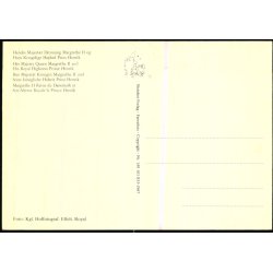 Dronning Margrethe og Prins Henrik - Stender 149 101 833 - Ubrugt