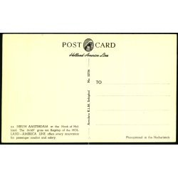 S/S "NIEUW AMSTERDAM" - Holland- Amerika Line - Luftfoto K.L.M. 22734 - Ubrugt