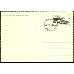 Kirkan og prestagardurin i Kvivik - Asmundur Poulsen u/n - Ubrugt/Brugt