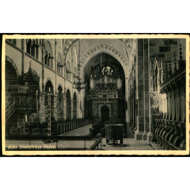 Ribe - Domkirkes Indre - A. Lauridsen 6316 - Ubrugt