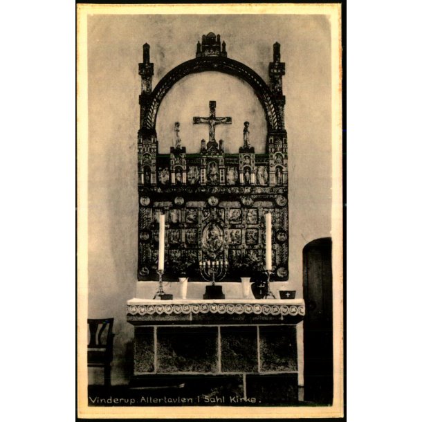 Vinderup - Altertavlen i Sahl Kirke - Kr. S. Kristensens Bog 91744 - Ubrugt