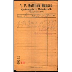 F. Godttlieb Hansen - 1918