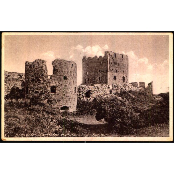 Bornholm - Parti fra Hammershus Ruiner - Colbergs Bogh. 530 - Ubrugt