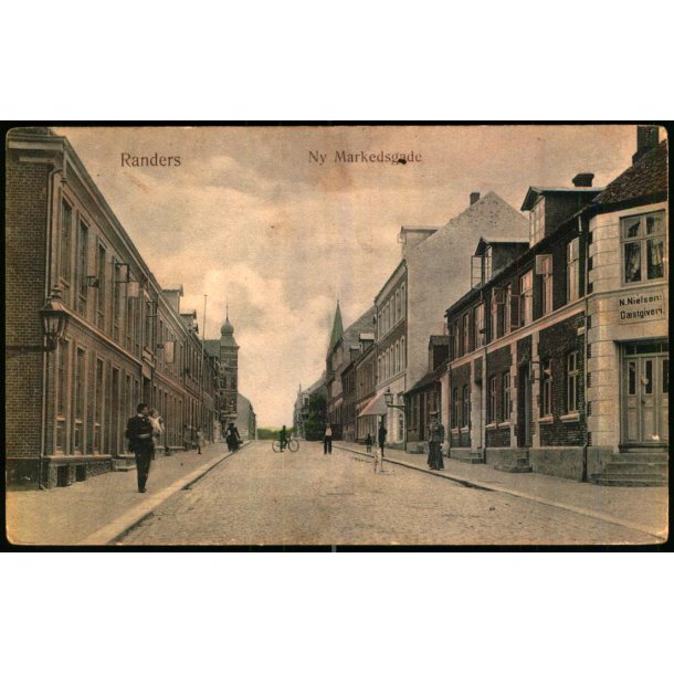 Randers - Ny Markedsgade - J.M. Jensen 198 - Ubrugt - Svage hj�rner !