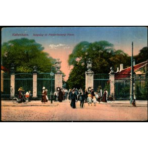 Kbenhavn - Indgang til Frederiksberg Have - Geerts 162 - Brugt