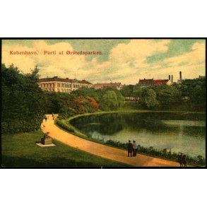 Kbenhavn - Parti af rstedsparken - u/n - Brugt