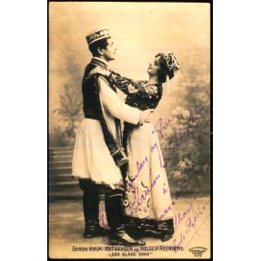 Gerda Krum-Nathansen og Holger Reenberg - Den glade Enke  - Alex Vincent 470 - Brugt