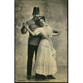 Gerda Krum og Henry Seemann i Valsedrmme  - Alex Vincent 1672 - Brugt