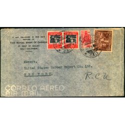 Luftpost Brev fra Colombia til New York - 22 - 6 - 1940