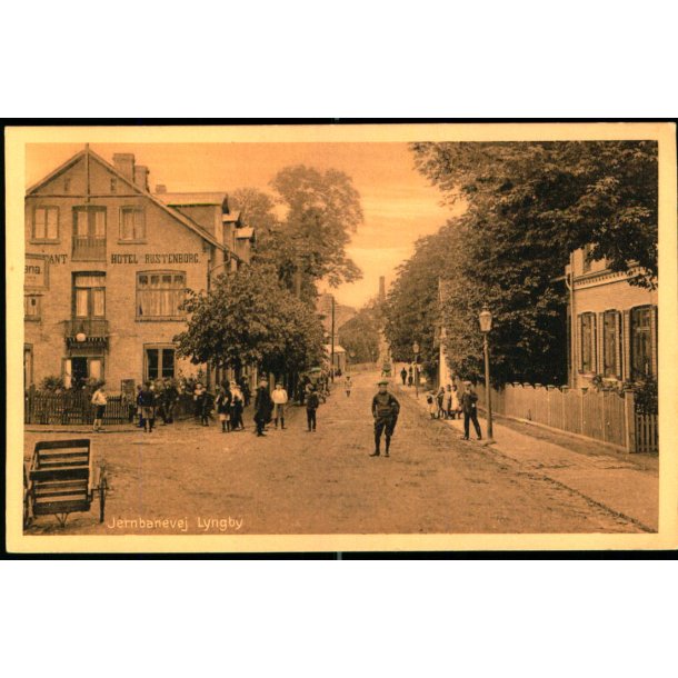 Jernbanevej - Lyngby - Knud Henriksens Bogh. 40945