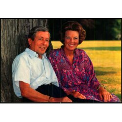 Dronning Beatrix - Prins Claus - Holland -  spanjersberg 125 - Ubrugt