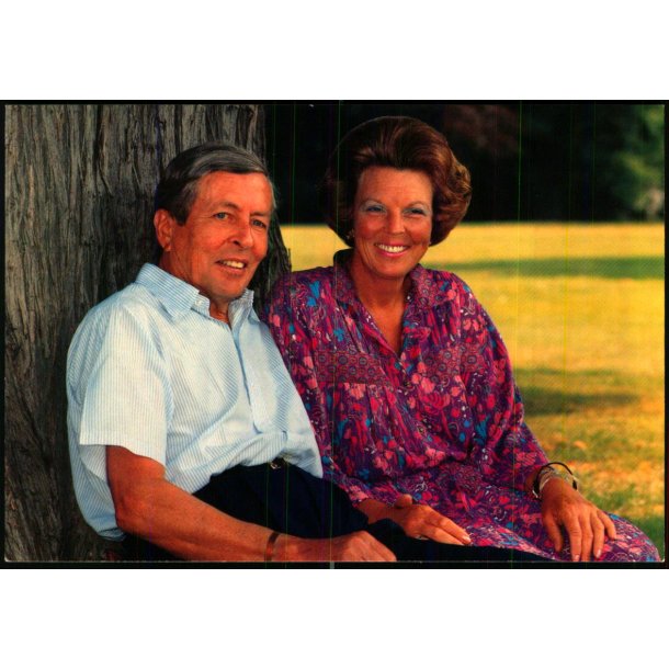 Dronning Beatrix - Prins Claus - Holland -  spanjersberg 125 - Ubrugt