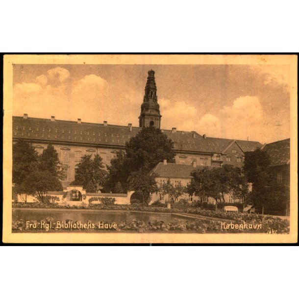 Fra Kgl. Biblioteks Have - Kbenhavn - Dansk Lystryk 1640 - Brugt