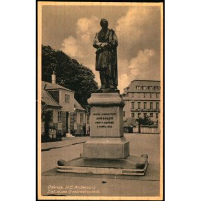 Odense - H.C. Andersens Statue paa Graabr�dreplads - Eneret 559 - Ubrugt