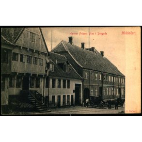 Middelfart - Henne Frisers Hus i Brogade - O. Spring u/n - Ubrugt