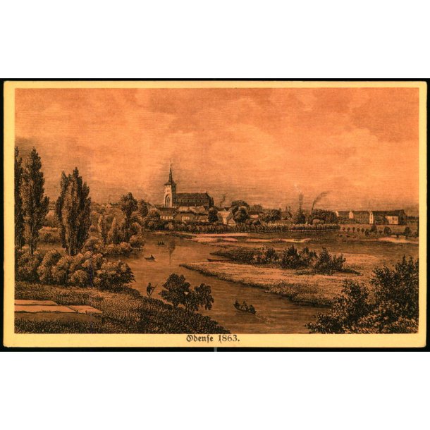 Odense 1863 - Stender Serie "fra gamle Dage" 26881 - Ubrugt