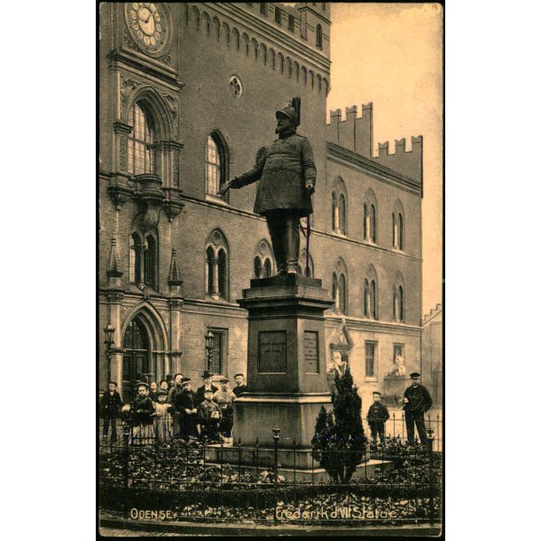 Odense - Frederik den VII Statue - Stender 855 - Brugt