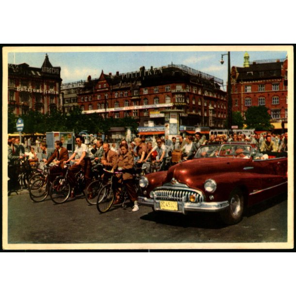 Kbenhavn -  Rdhuspladsen - Cyklister - Rudolf Olsen 43 - Brugt