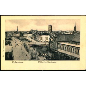 K�benhavn - Udsigt fra B�rstaarnet - Th. Cohrt 7