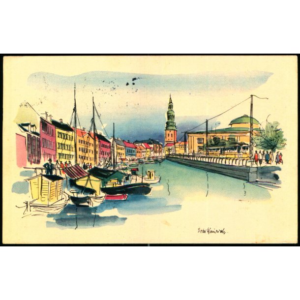 Holmens Kanal og Thorvaldsens Museeum - Lewison 5401