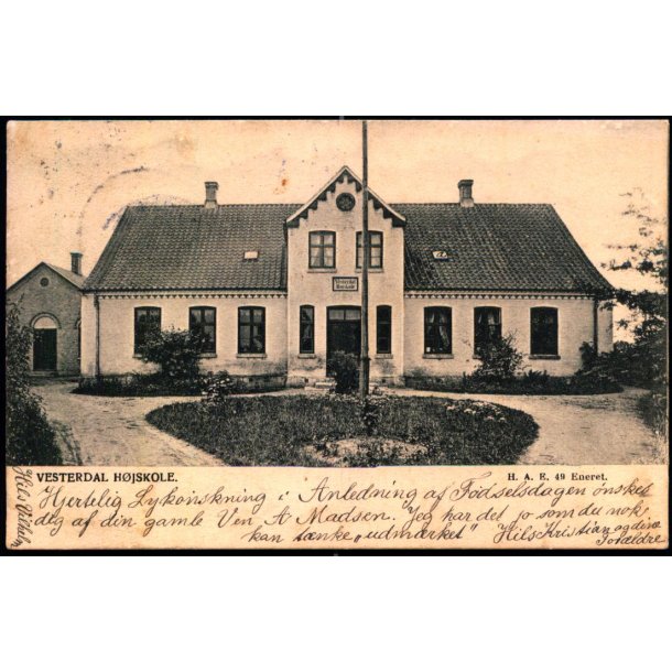 Vesterdal Hjskole - H.A.R. 49 - Brugt