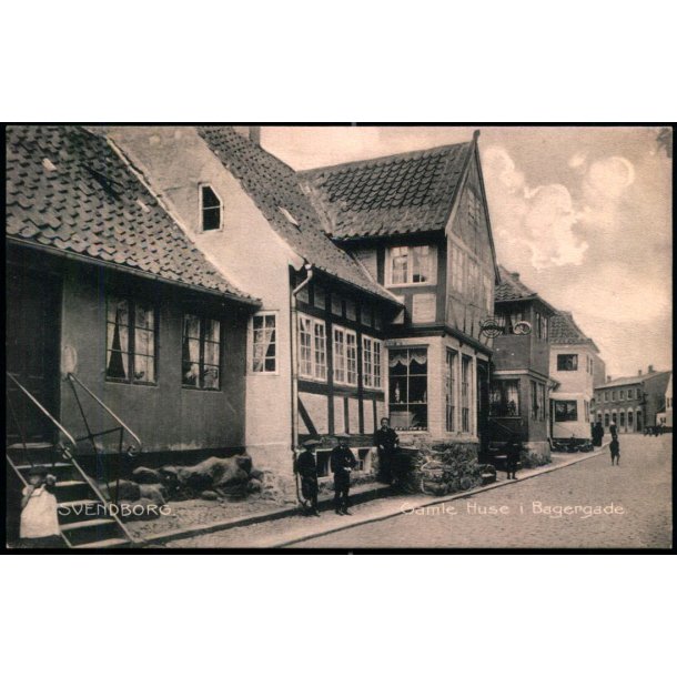 Svendborg - Gamle Huse i Bagergade - Stender 3699 - Ubrugt