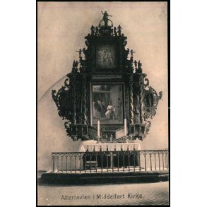 Altertavlen  i Middelfart Kirke - J.G. Kreutzers Papir 71 - Ubrugt
